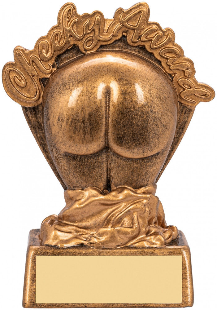 Cheeky Bum Resin Award 100mm