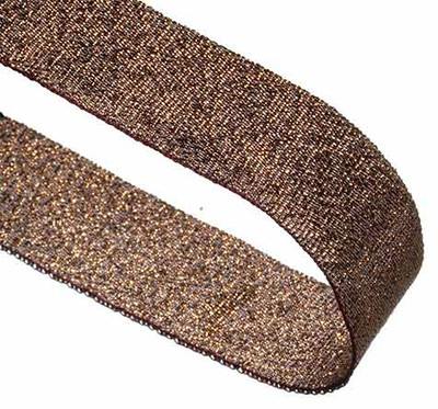 Glitter Bronze Ribbon - personalised award from 1st Place 4 Trophies
