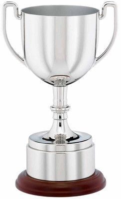 Nickel Plated Die Cast Cup - personalised award from 1st Place 4 Trophies