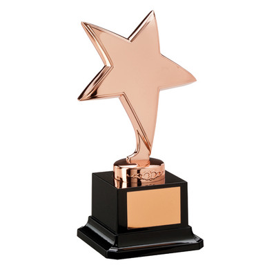 Challenger Bronze star Achievement Trophy Award - personalised award from 1st Place 4 Trophies