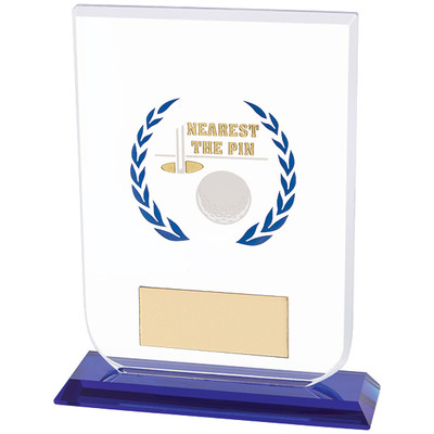 Gladiator Nearest The Pin Golf premium glass award