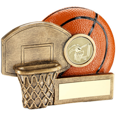 Compact and modern Basketball trophy available in 3 sizes and includes FREE personalised engraving.