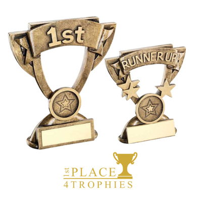  1st and Runner Up Awards Set of 2