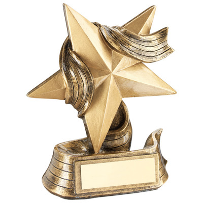 Dancing Gold multi activity star. Includes FREE personalised engraving.