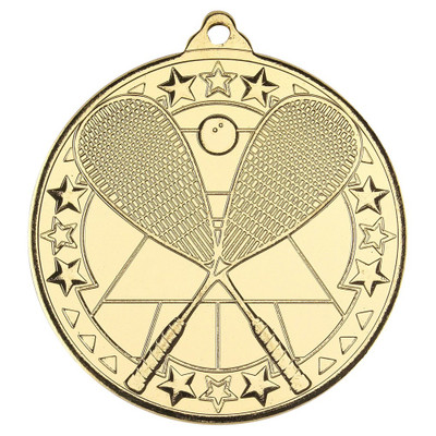 50mm Gold Squash medal