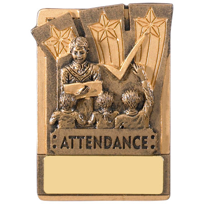 3" Attendance Magnetic Award with FREE engraving