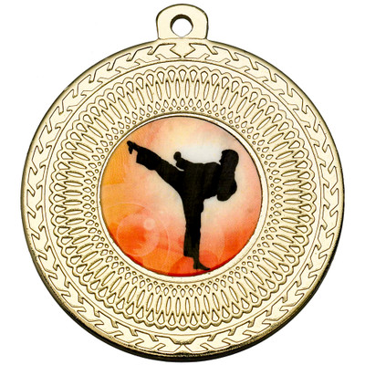 50mm Gold Multisport Circular Medal Award