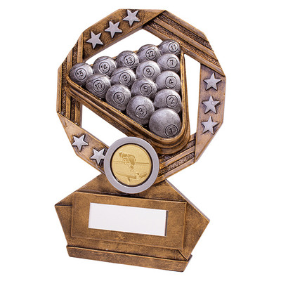 Enigma Snooker & Pool trophy in 3 sizes