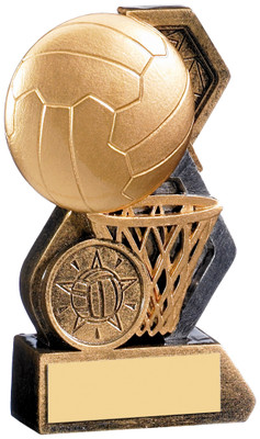 Force netball and hoop trophy with FREE engraving