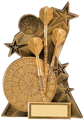 Astra dartboard & darts award in 3 sizes FREE engraving