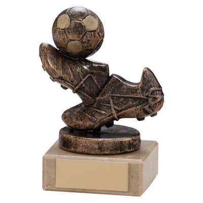 Agility bronze miniature football award