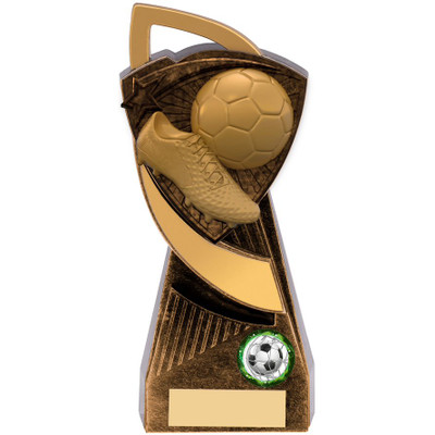 Utopia football boot and ball trophy