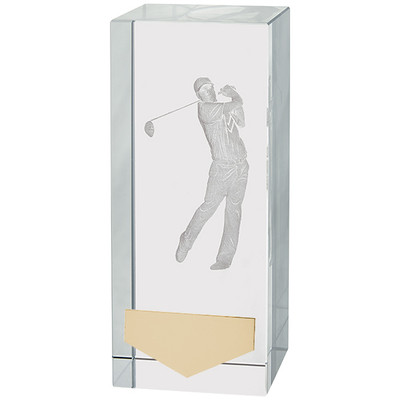 INVERNESS Glass Golf Male Award Trophy