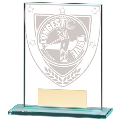 MILLENNIUM Longest Drive Glass Trophy Award