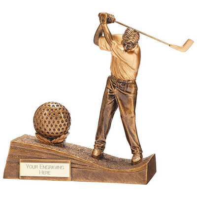 HORIZON Male Club & Ball Golf Trophy