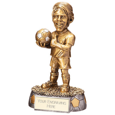 THE POSER Comical Football Trophy