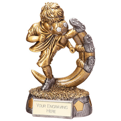 MR ANGRY Comical Football Trophy