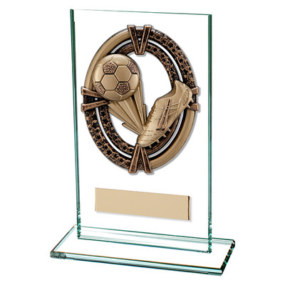MAVERICK LEGACY Boot & Ball Football Glass Award