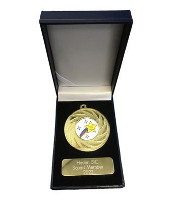 Boxed Medal With Custom Logo & Personalised Engraving