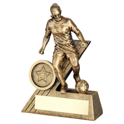 Mini Football Resin Figure Female