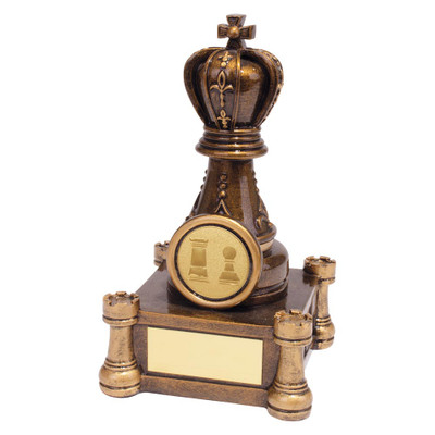 Checkmate Chess Bronze Award 4.75" - personalised award from 1st Place 4 Trophies