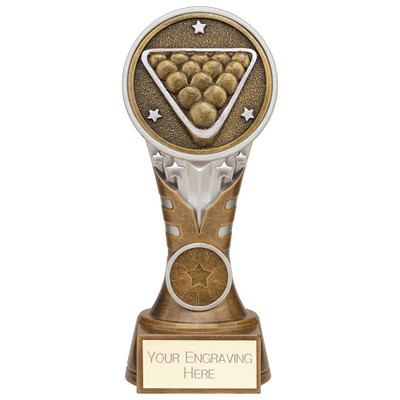 Ikon Snooker & Pool Award Gold & Silver Trophy Series Large