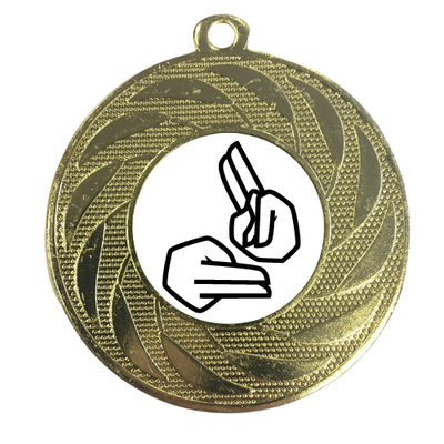 BSL British Sign Language Hands Medal 50mm