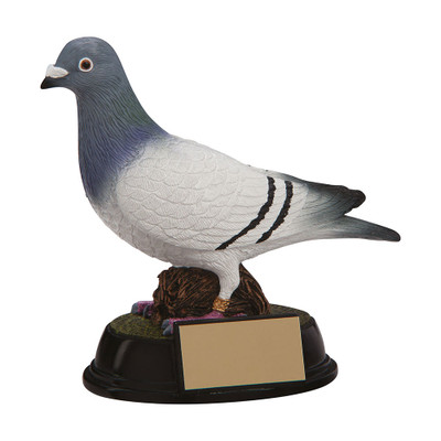 Pigeon Racing Trophy Elite Bird Award 5.5" Carrier Homing Pigeon