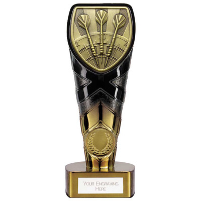 Darts Award Black & Gold Fusion Cobra Trophy