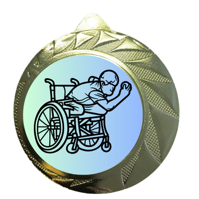 Boccia Large Gold Premium Medal 70mm