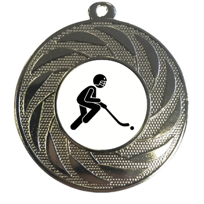 Shinty Award Silver Premium Medal 50mm
