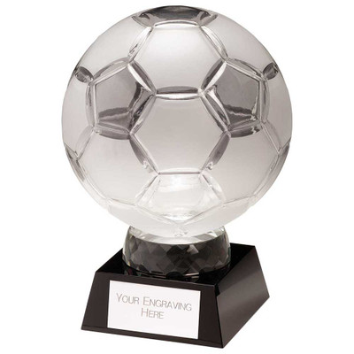Football Award Empire 3D Crystal Football Glass Championship Trophy