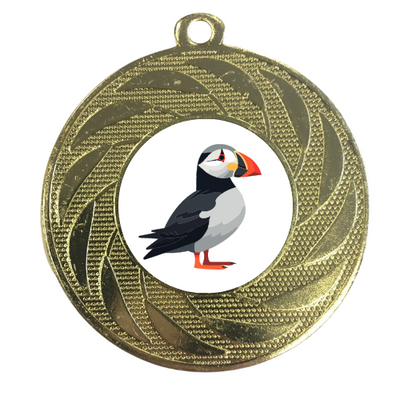 Birdwatching Medal Puffin Personalised Coastal Birding Twitching Award RSPB Wingspan Game