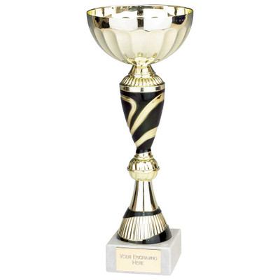 Multisport Award 7.5" Gold & Black Cup Award Trophy Personalised Free Engraving