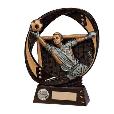 Typhoon Goalkeeper Award With Custom Club Logo & Personalised Engraving