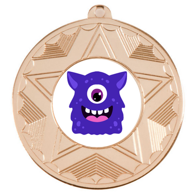 Indigo Monster Medal Award Cyclops Children's Party Prize Birthday Gift Party Bag Filler School Award
