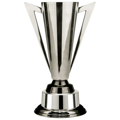 Nickel Plated Camden Cup 260mm Engraving Available at 1st Place 4 Trophies