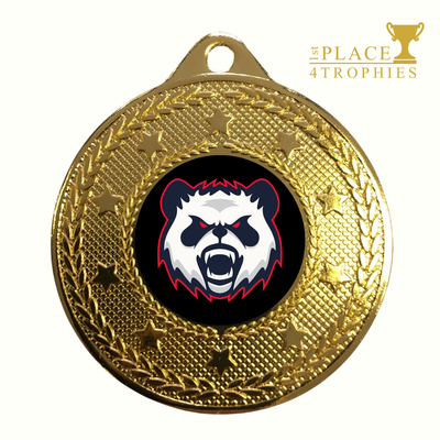 Fierce Panda Medal Award Free Personalised Engraving Sports Team Prize