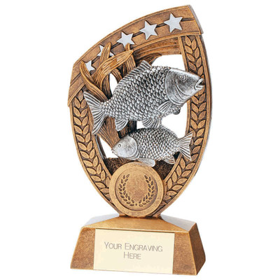 Patriot Angling Resin Plaque Award Fishing Club Competition Trophy