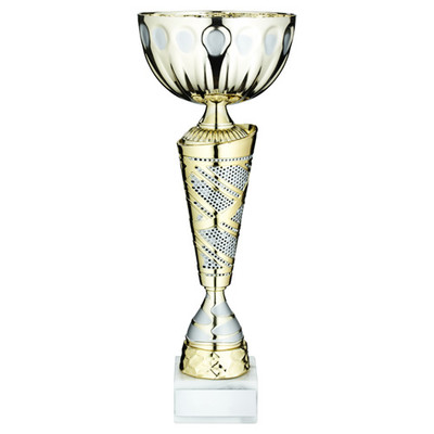 Gold & Silver Presentation Cup 13" Trophy Free Engraving at 1st Place 4 Trophies