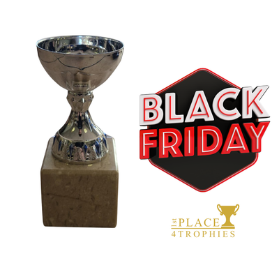 Moro Mini Silver 5" Cup Award Trophy Personalised Engraving Black Friday Award Deals Bargain Cheap 