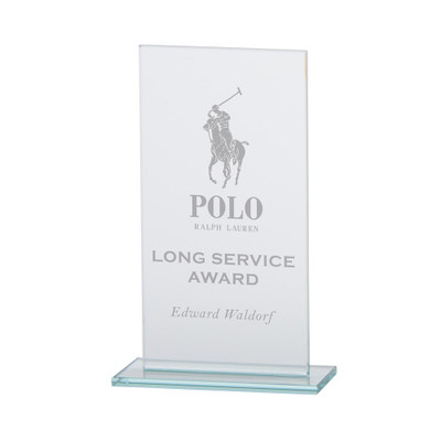 125mm Warrior Jade Glass Award  Personalised Laser Engraving at 1st Place 4 Trophies
