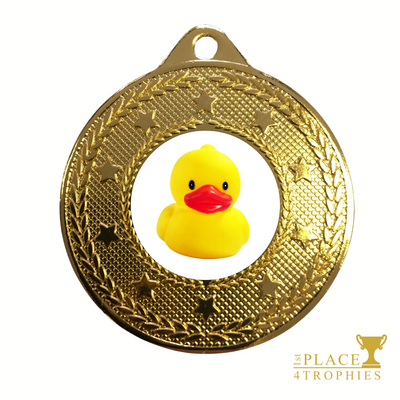 Rubber Duck Medal Award Duck Race Boxing Day Race Annual Event River Canal 