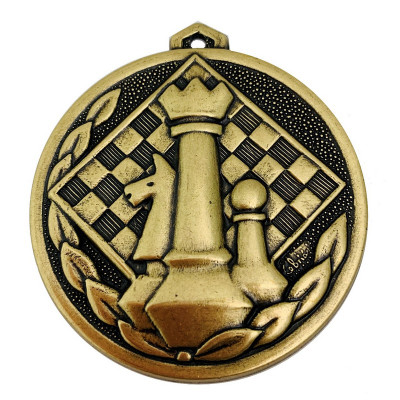 Gold Chess Medal 56mm Free Personalised Engraving Match Tournament Prize