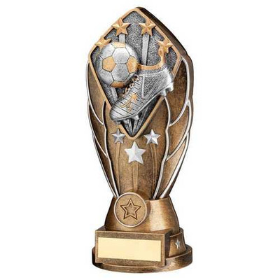 Bronze & Silver Diamond Column Football Award
