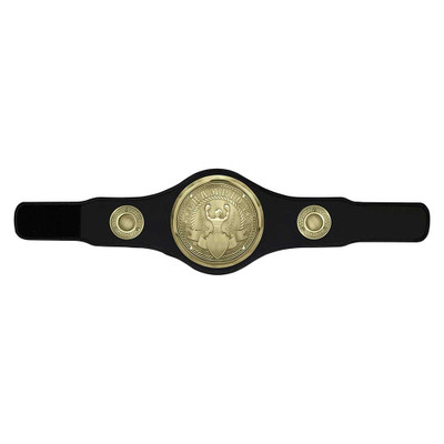 Black Champion Belt Ladies Award  Boxing Title Belt 1st Place 4 Trophies 