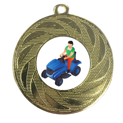 Lawnmower Greenkeeper Medal Award Personalised Thank You Gift Gardener