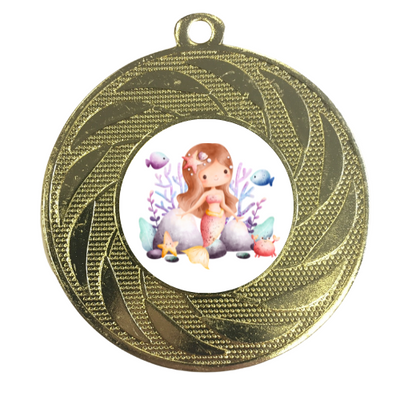  Coral Mermaid Medal Award