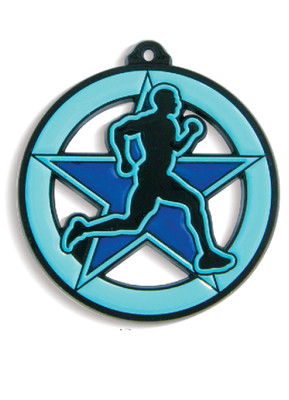 Running Medal Athletics Marathon 5K 10K Glow in the Dark Award