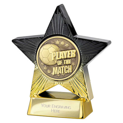 Superstar Football Player of Match Award Personalised Engraving